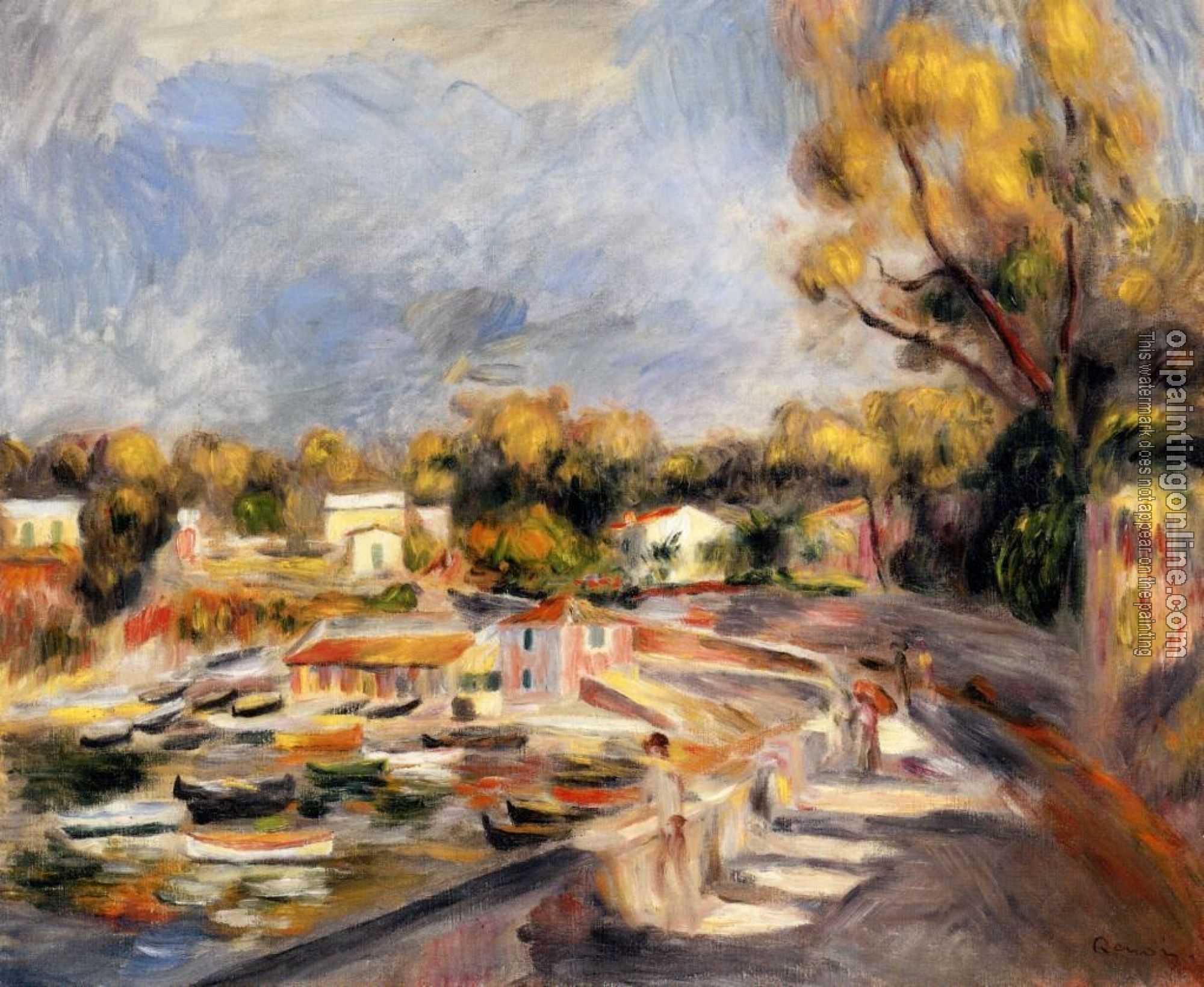 Renoir, Pierre Auguste - Cagnes Landscape